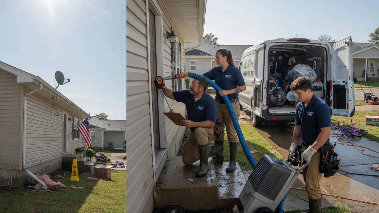 Ceiling Water Damage Restoration in Sullivan, WI near me